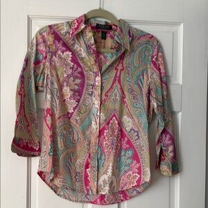 Ralph Lauren Multicolor Paisley Shirt